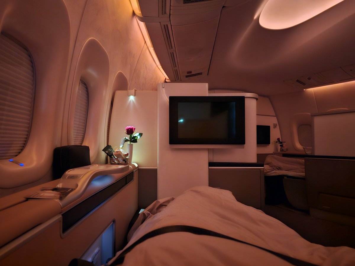 Rozložená postel první třídy