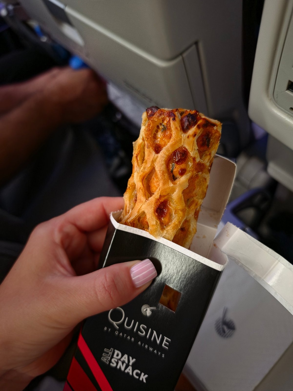 Snack před přistáním