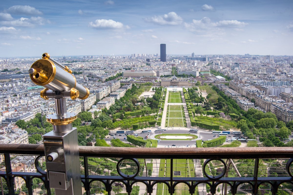 Eiffelovka - výhled ze 2. patra