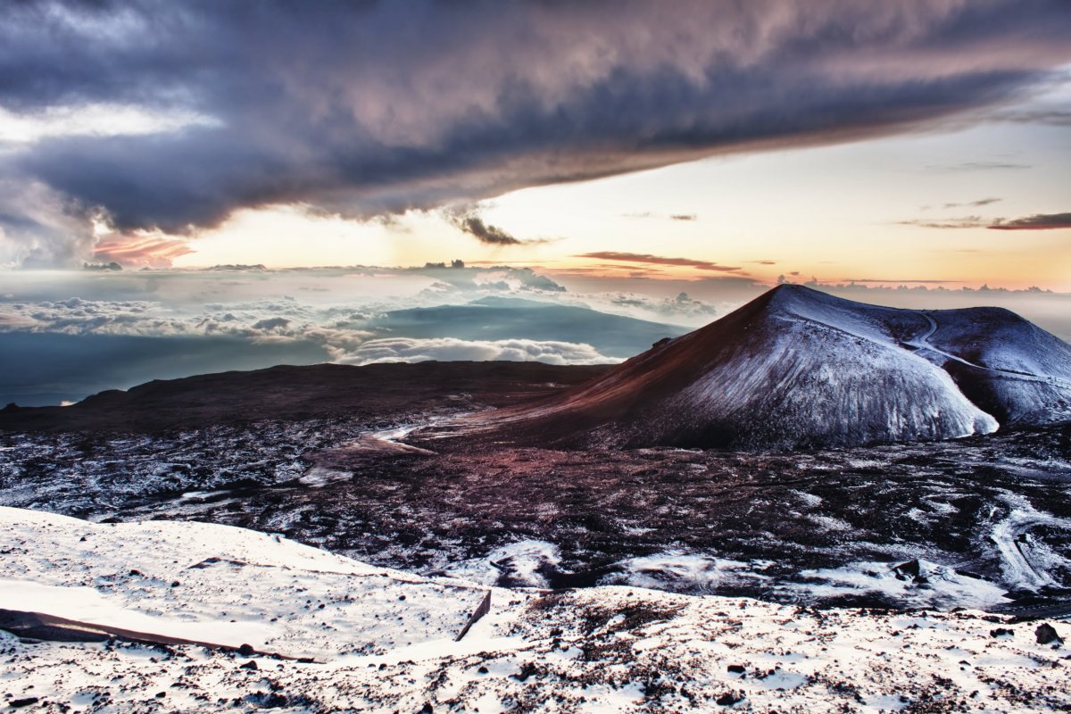 Zimní Mauna Kea