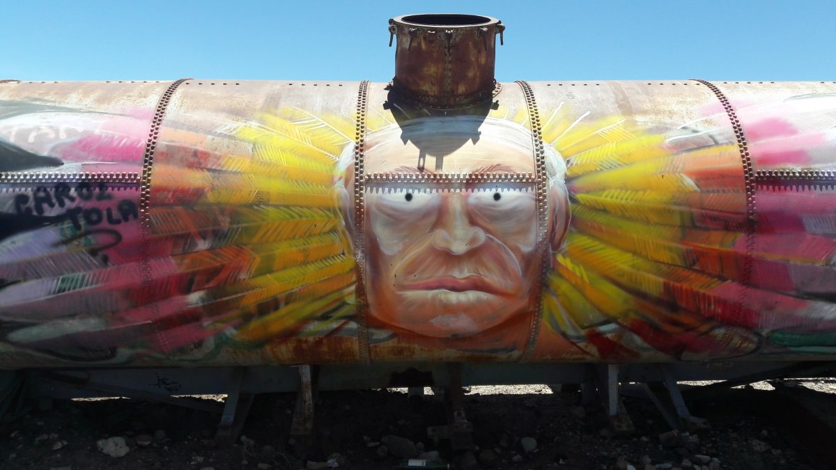 Na hřbitově vlaků.