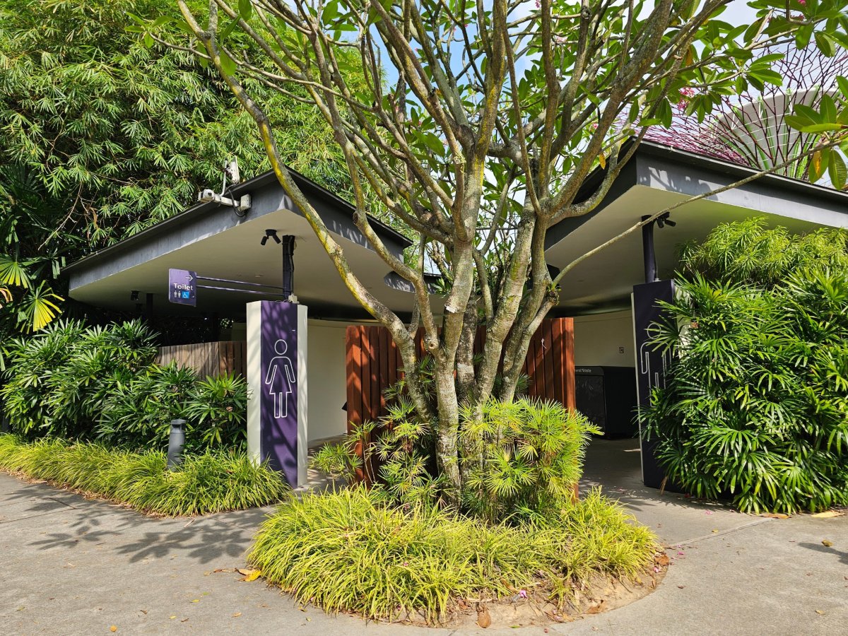 Gardens by the Bay, WC zdarma