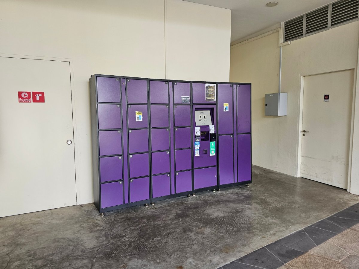 Úschovna zavazadel u hlavního vstupu