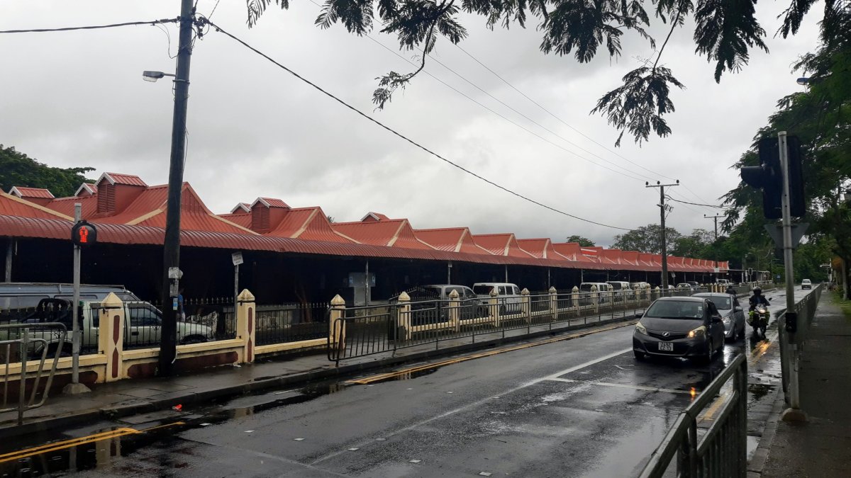 Tržistě v Centre de Flacq