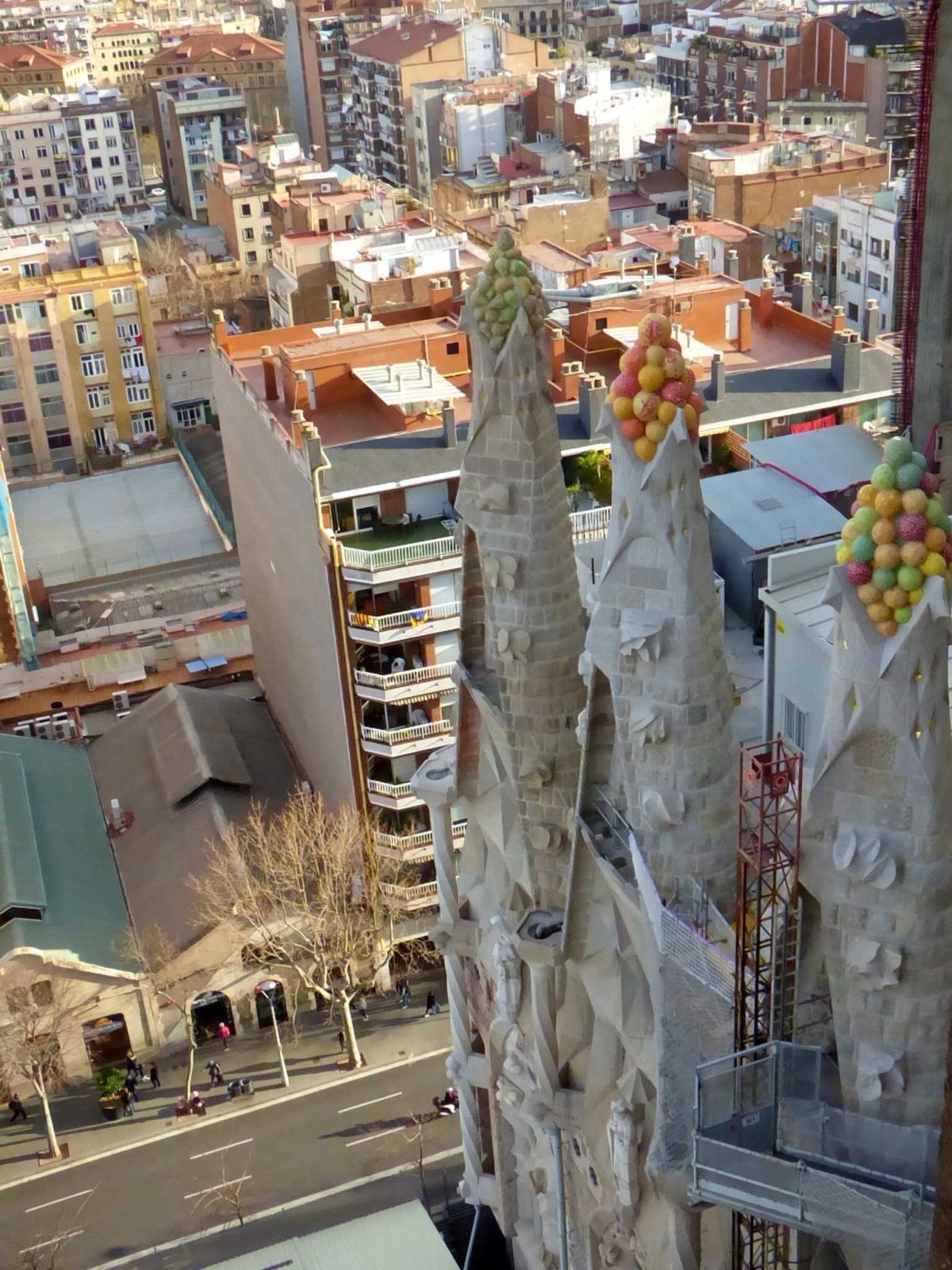 Sagrada familia - Tower on the Nativity facade