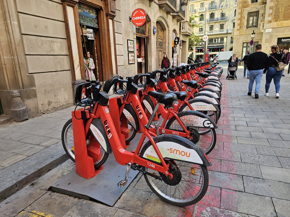 Sdílená kola v Barceloně