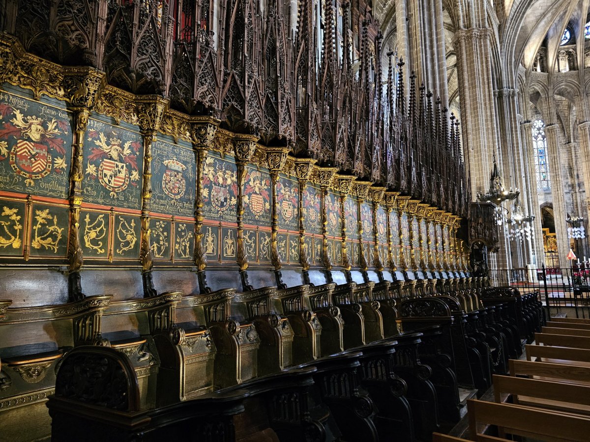 Barcelonská katedrála, interiér