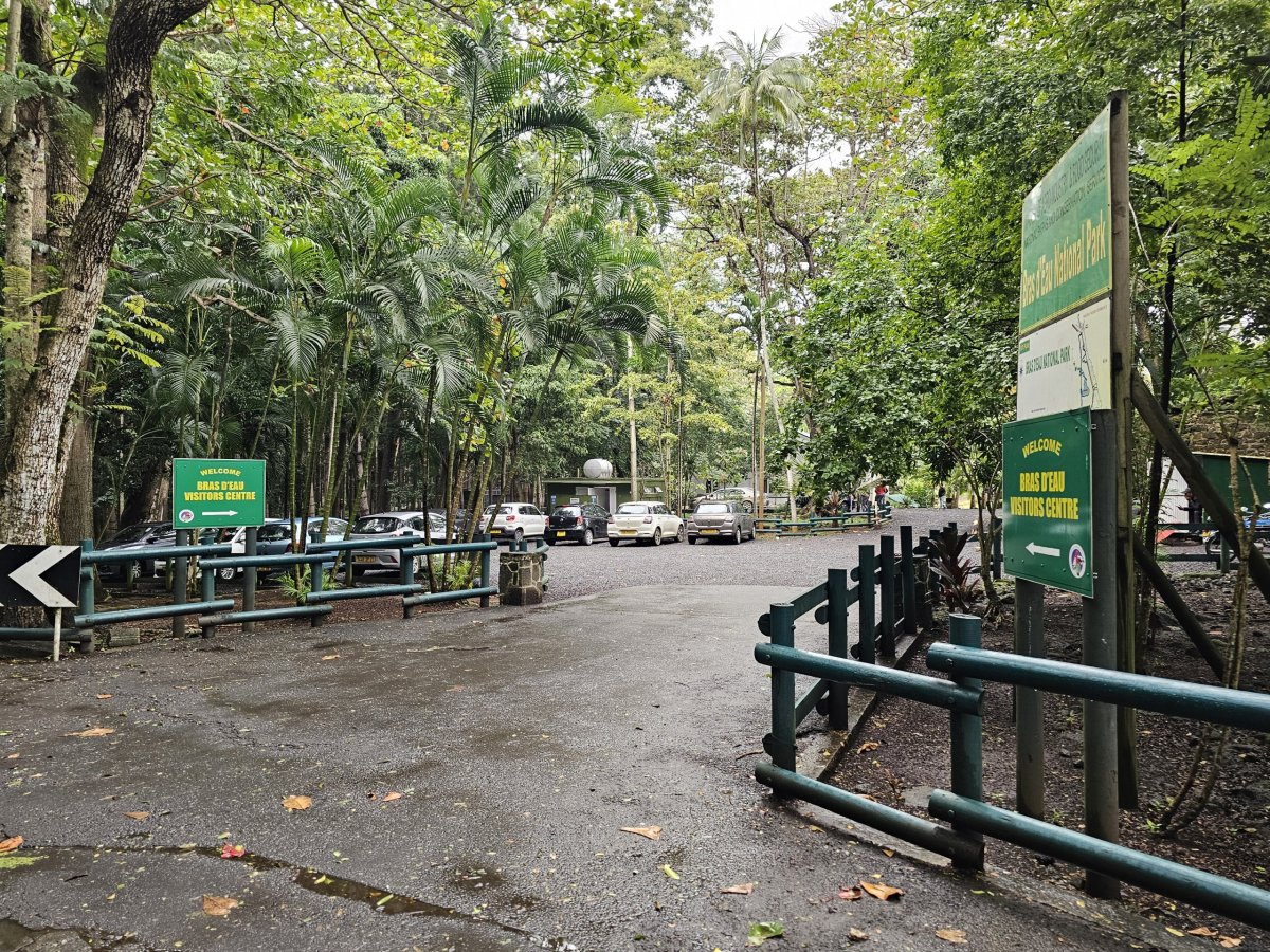 Bras d'Eau National Park, parkování