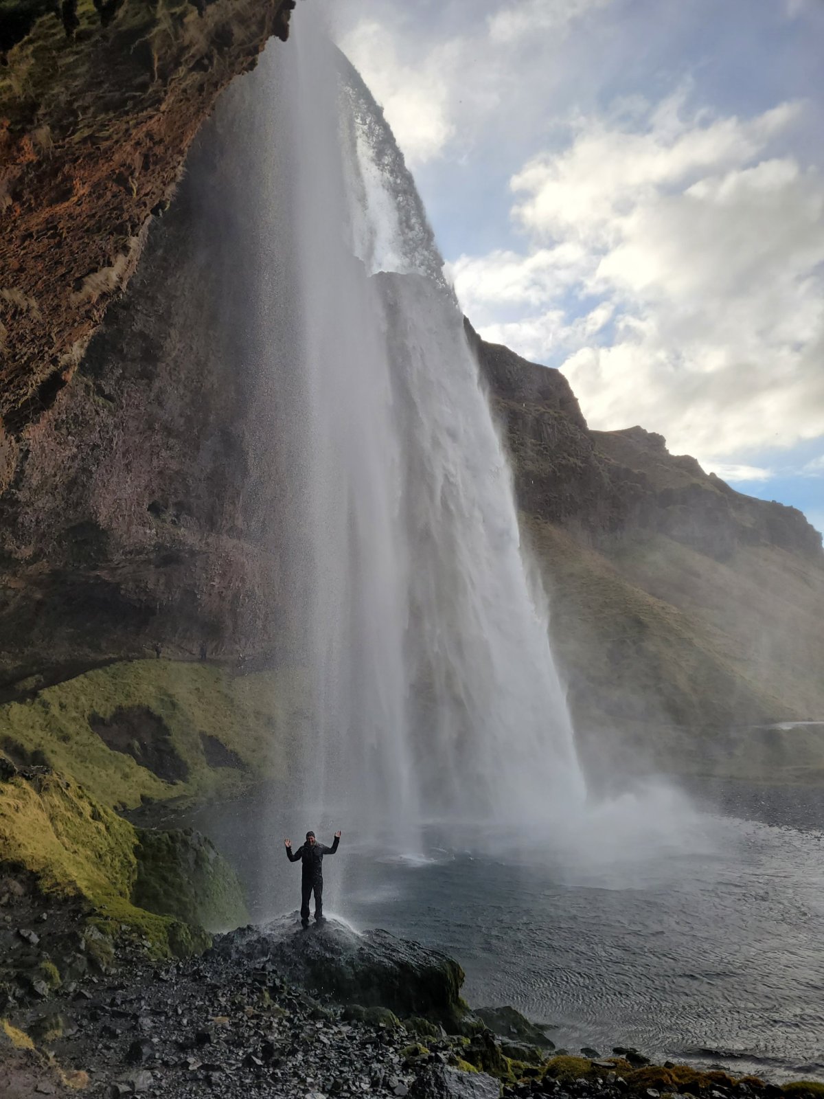 Sprcha, model Seljalandsfoss