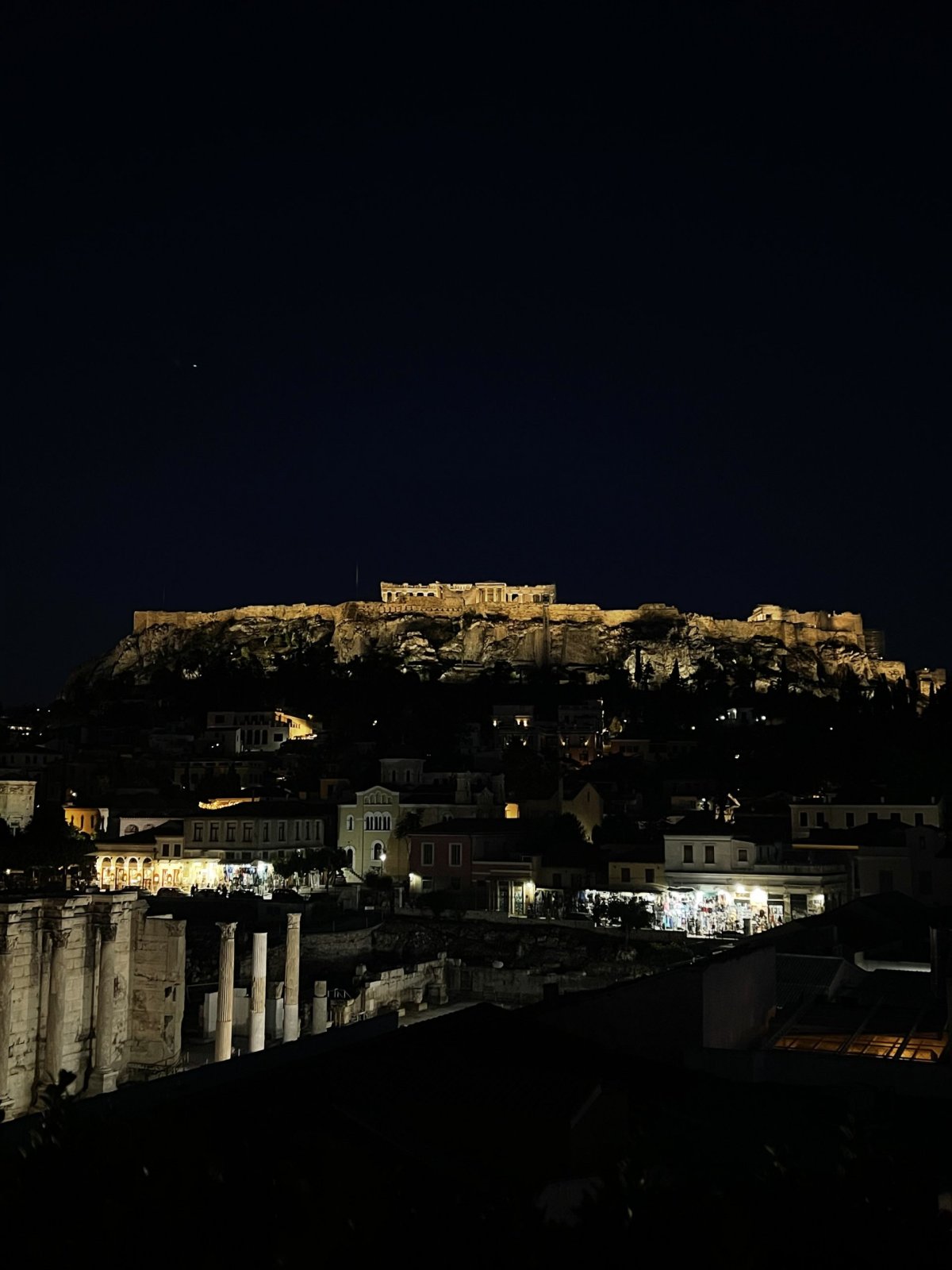 Výhled na Akropolis
