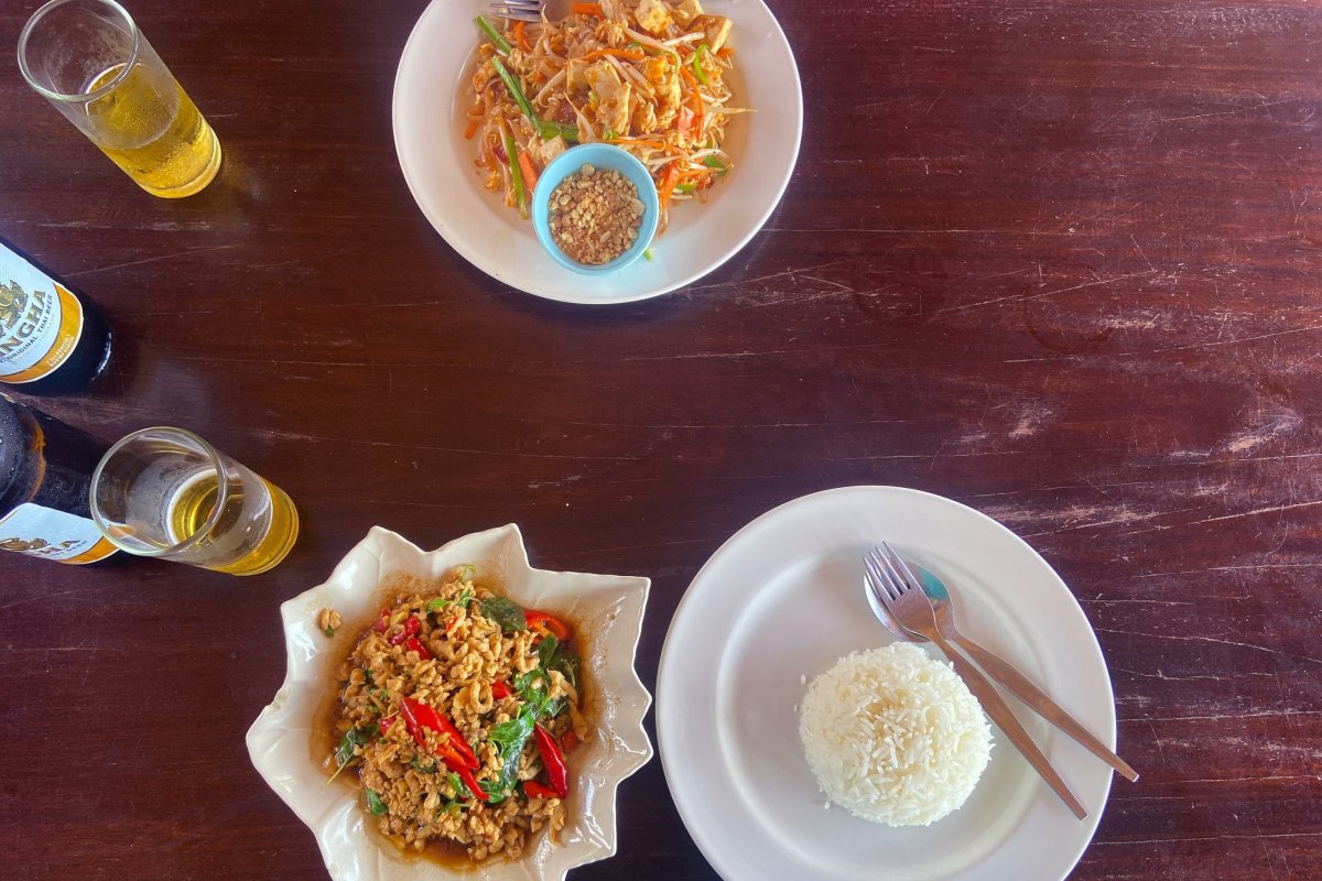 Jídlo v Paradise Pearl resort