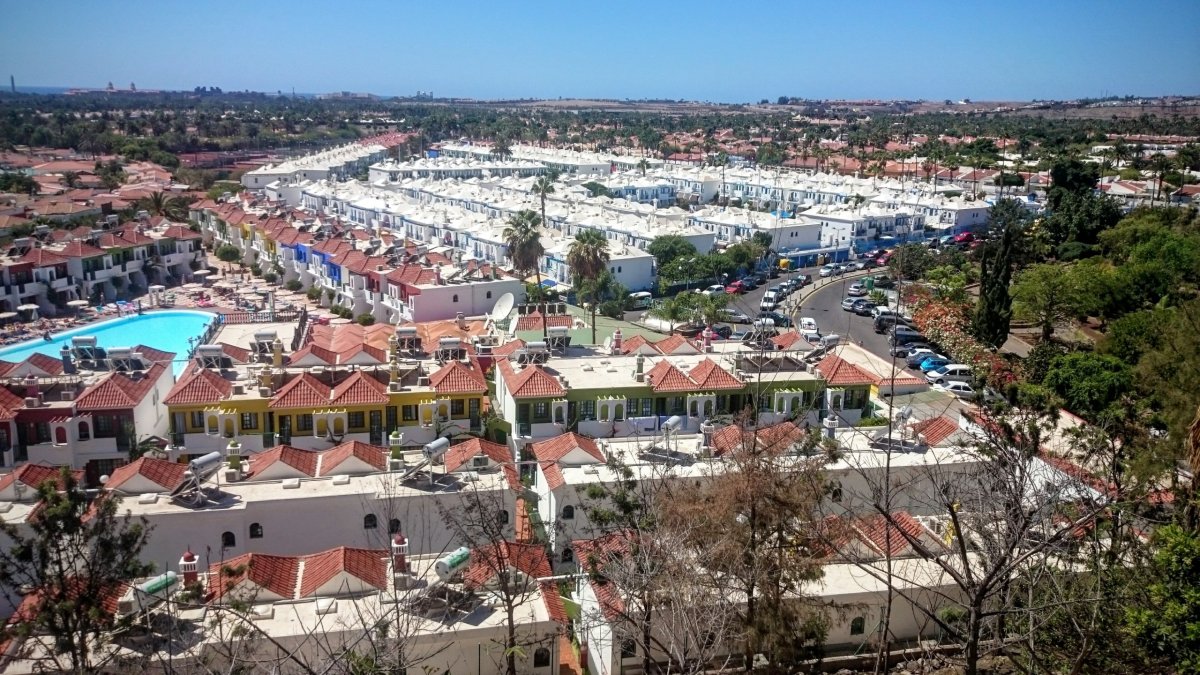 Typická zástavba Maspalomas