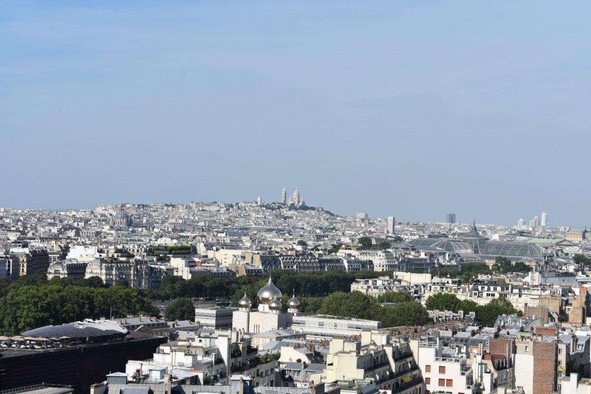 Pohled z Eiffelovy věže