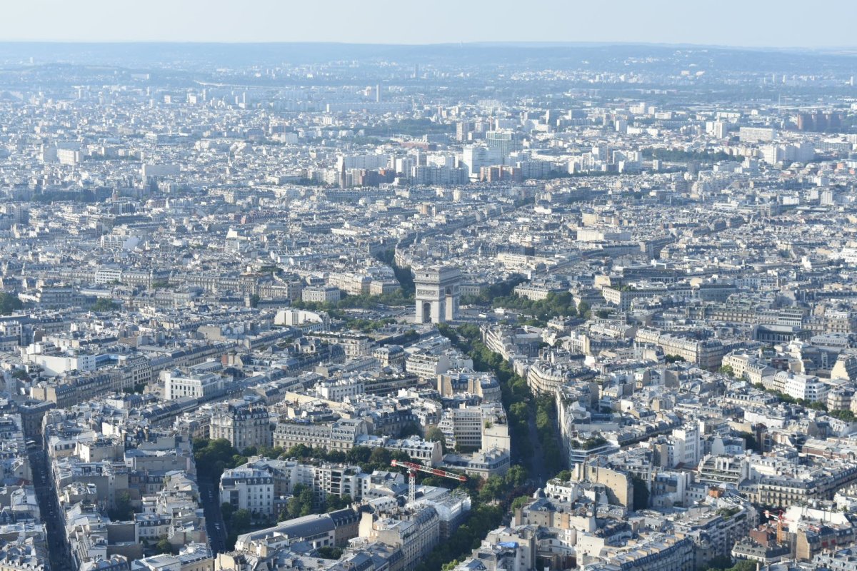 Výhled z Eiffelovy věže podruhé
