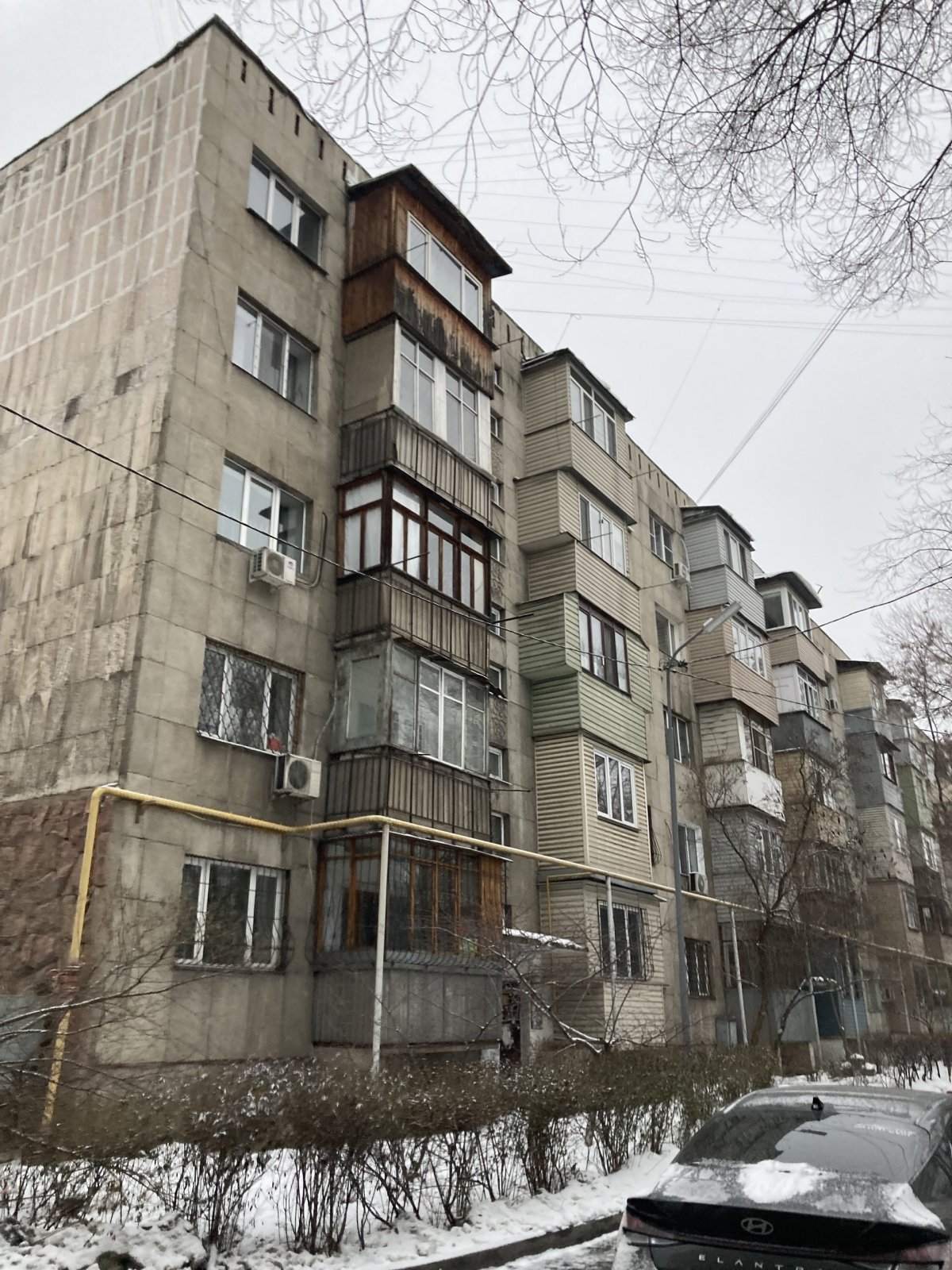 První ubytování v centru Almaty