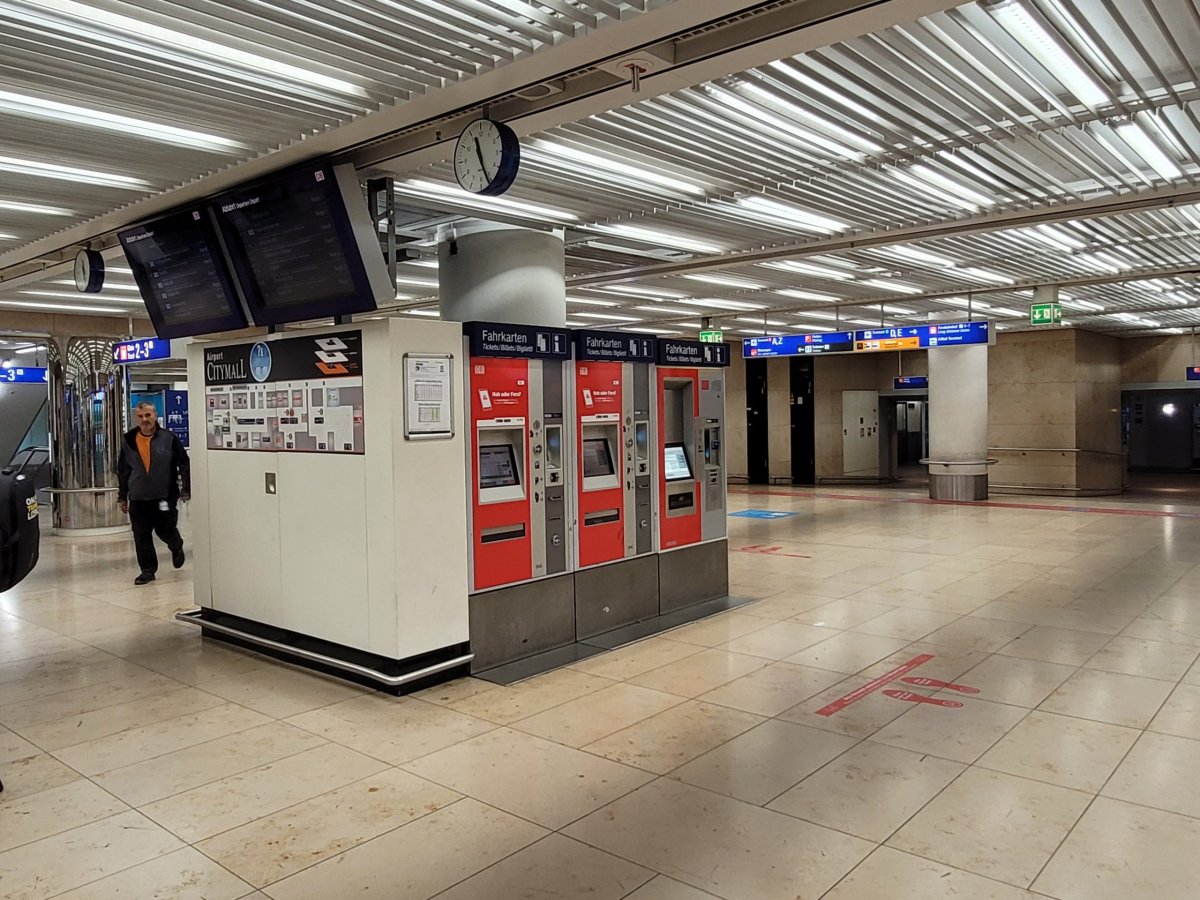 Automaty na jízdenky vlaků DB