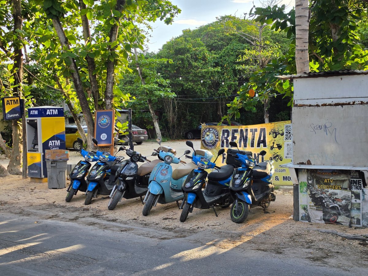 Půjčovna motorek Tulum