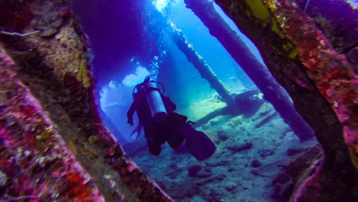 Vplouváme do skladovací místnosti USAT Liberty