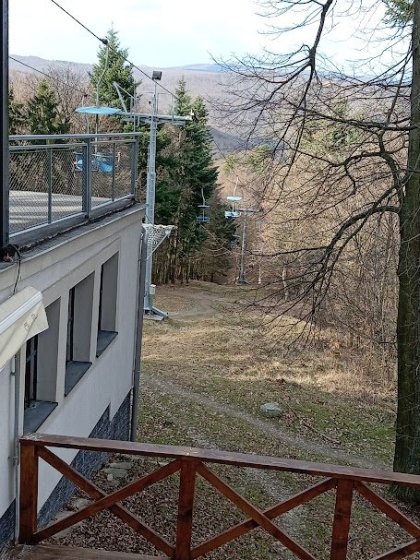 Lanovka teraz - marec Koliba