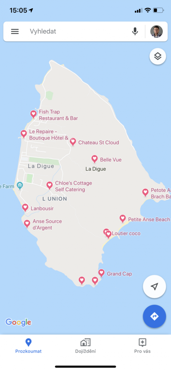 Srdíčka jsou námi vytipovaná místa