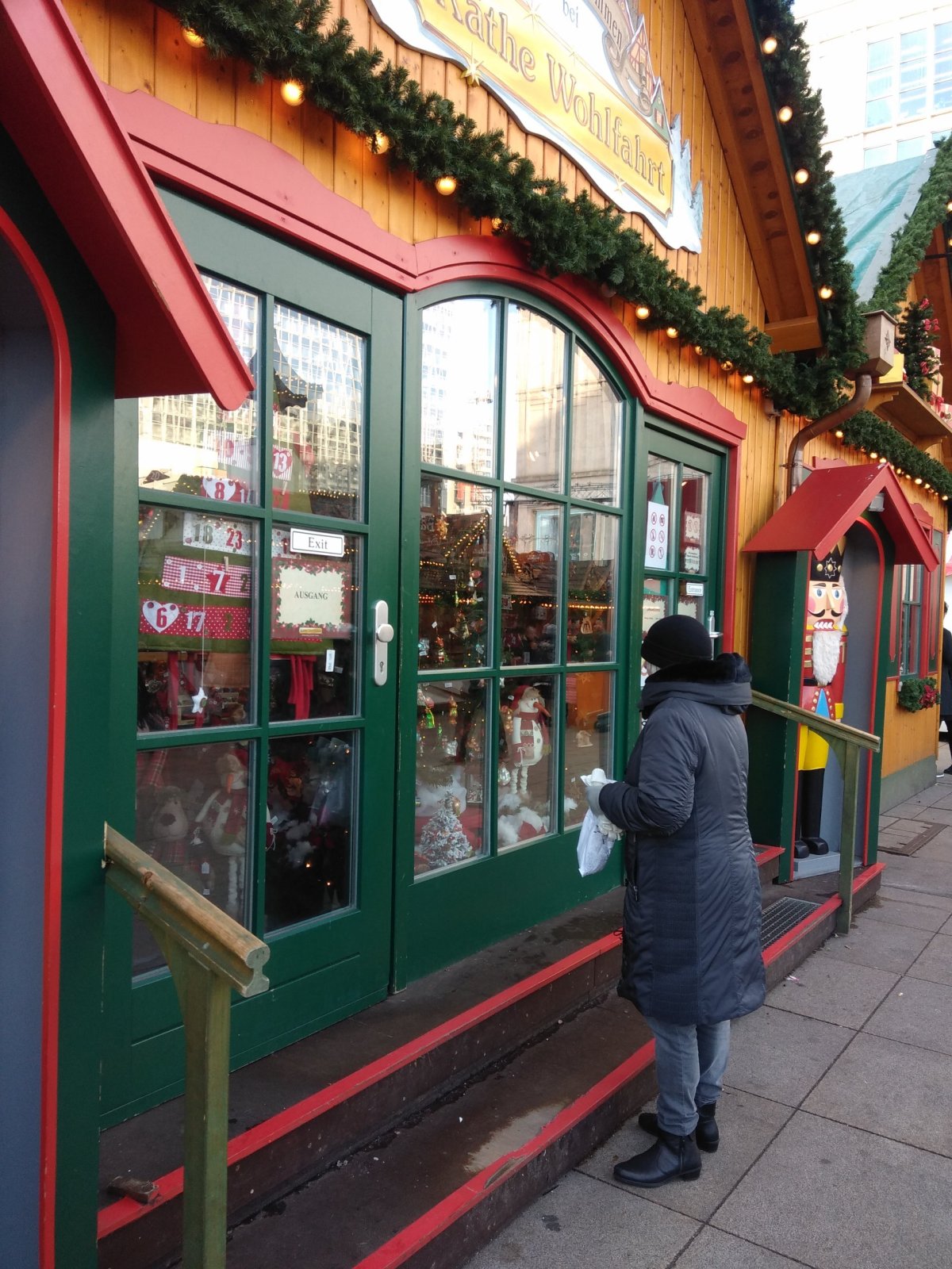 stánek na Alexandrplatzu