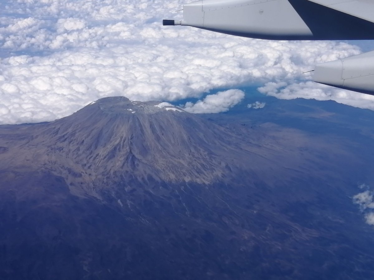 Kilimanjaro z letadla