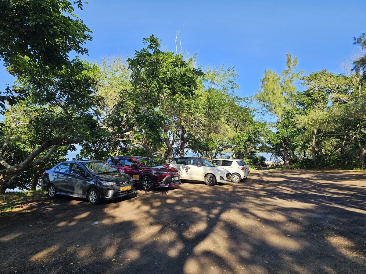 Parkoviště pod Le Morne