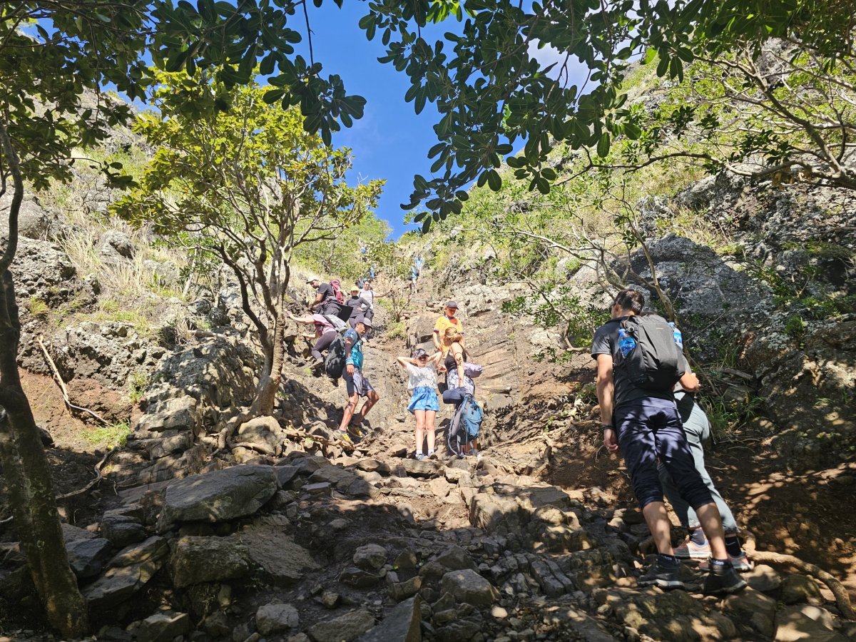 První náročnější úsek