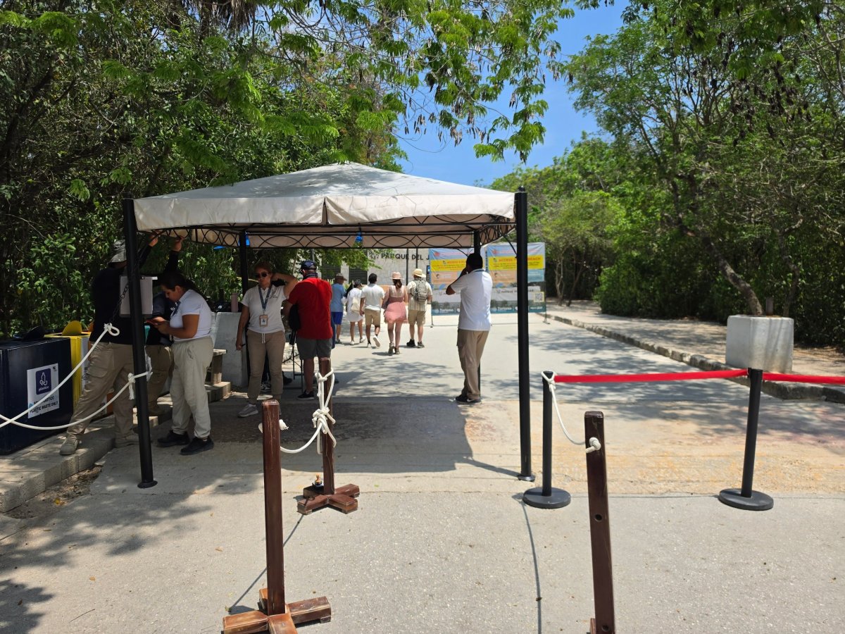 Zona Arqueológica de Tulum, bezpečnostní kontrola