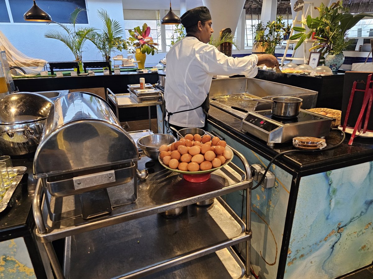 Vaječný bar u snídaní