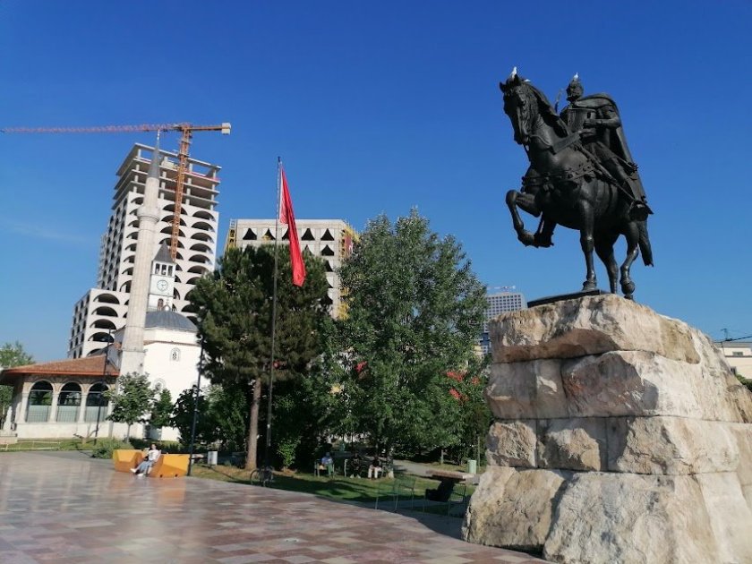 náměstí v Tiraně 