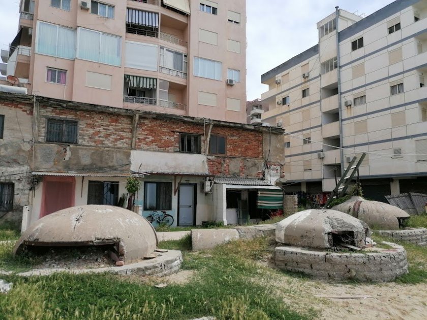 jiný pohled na bunkry Drač 