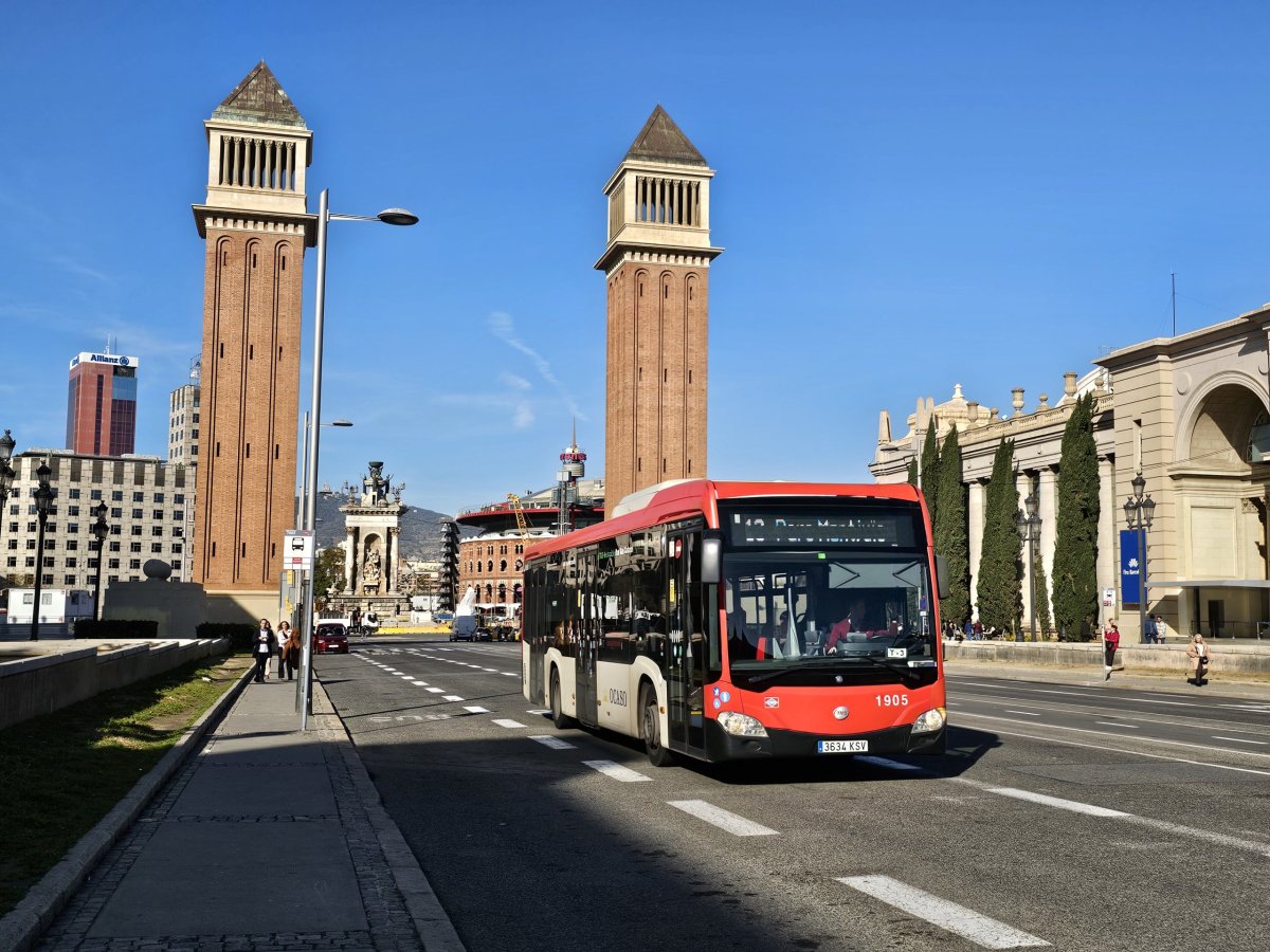 Autobus v Barceloně