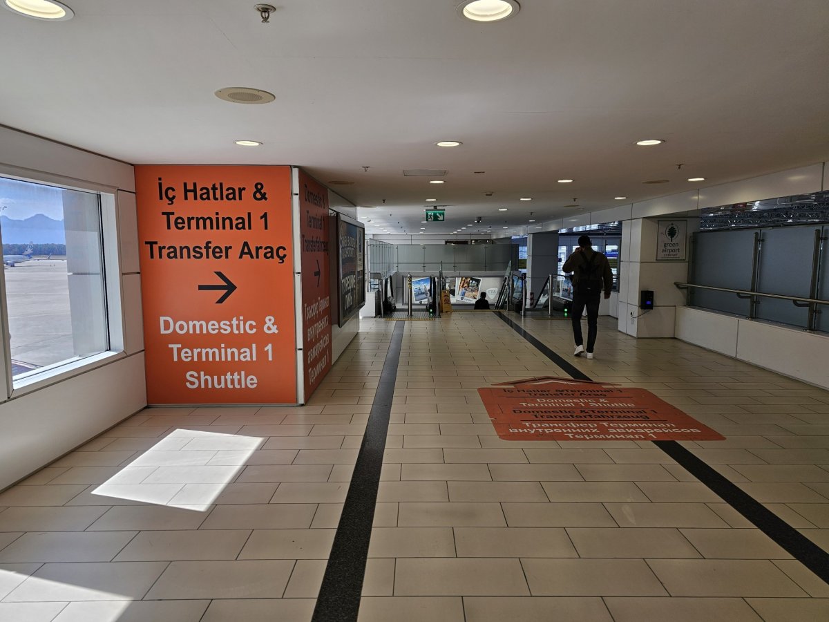 Přestup mezi terminály