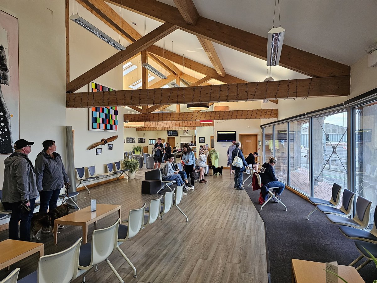 Terminál, letiště Land's End