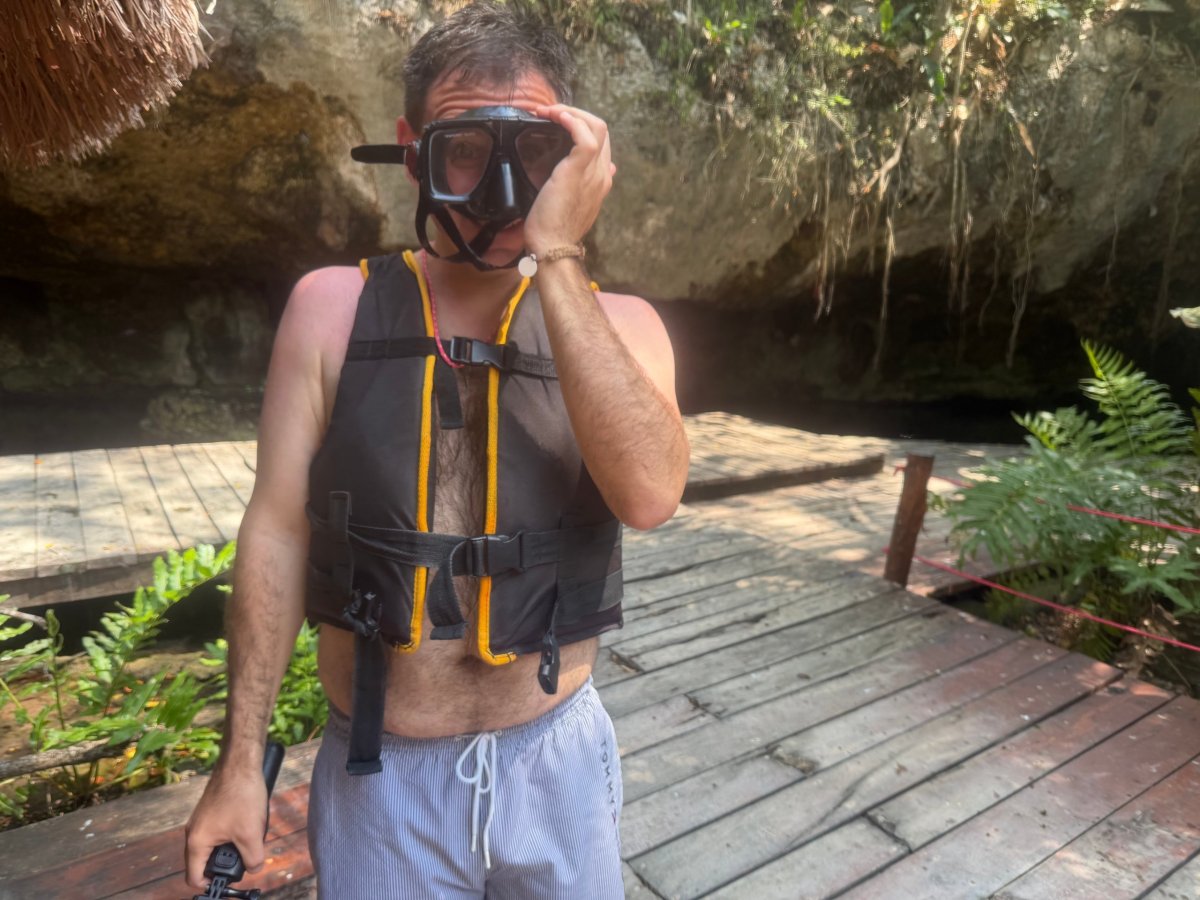 Já před vstupem do Gran Cenote