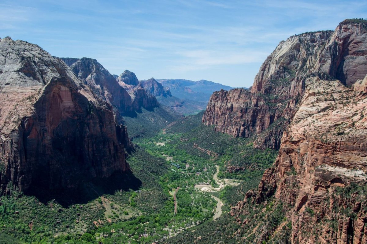 Výhled z Angels Landing