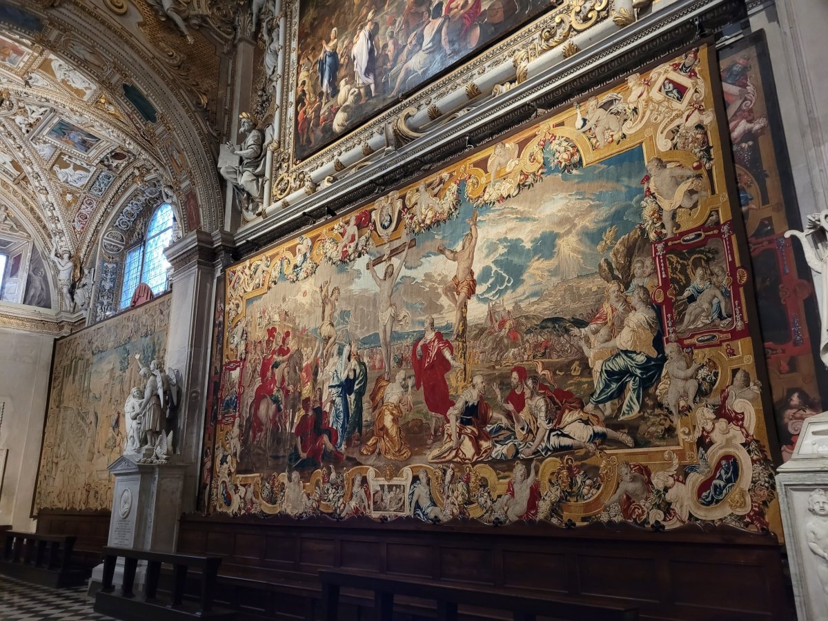 Interiér baziliky S. Maria Maggiore