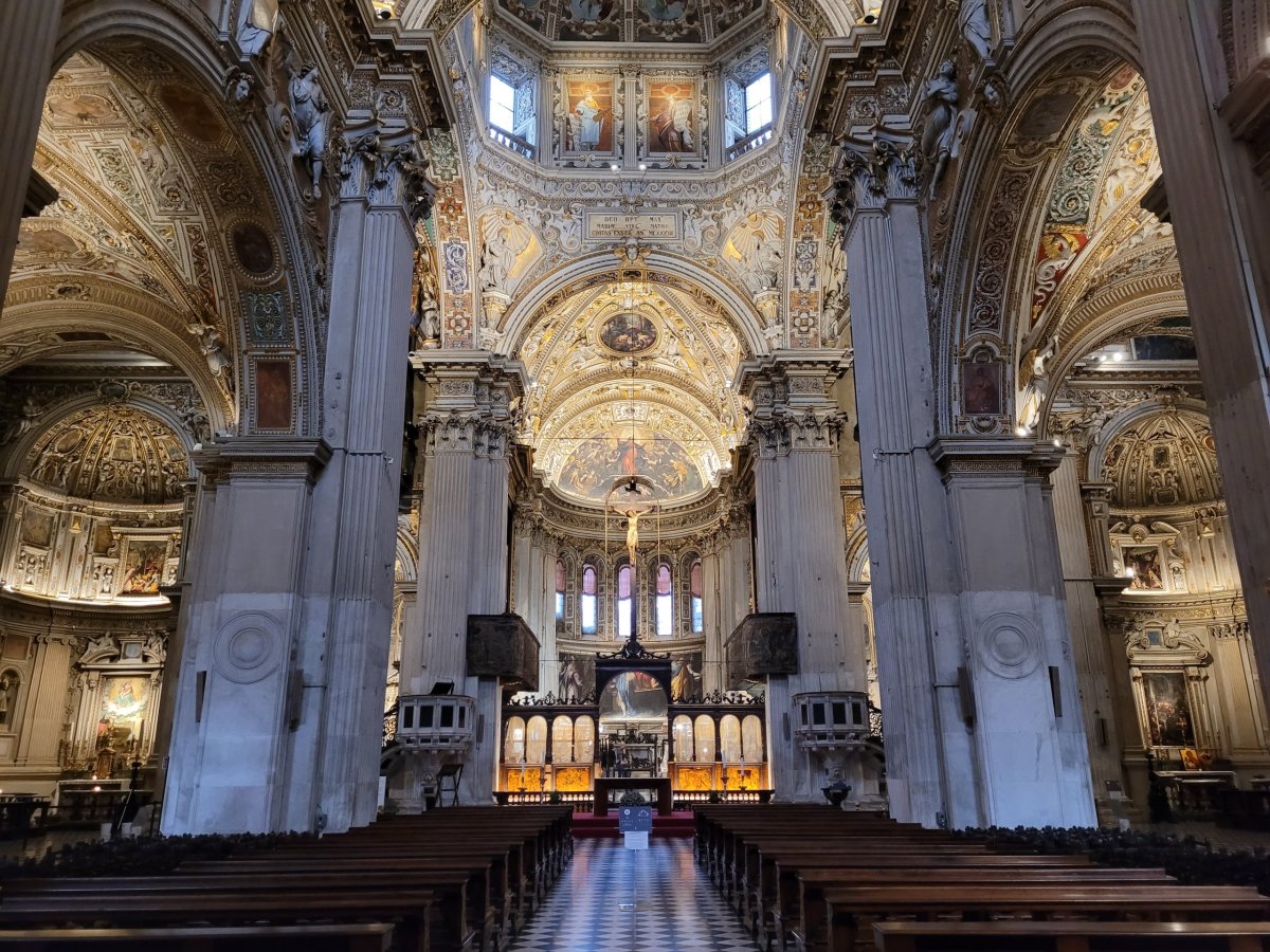 Interiér baziliky S. Maria Maggiore