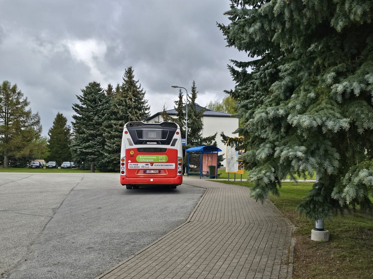 Zastávka autobusu na letišti