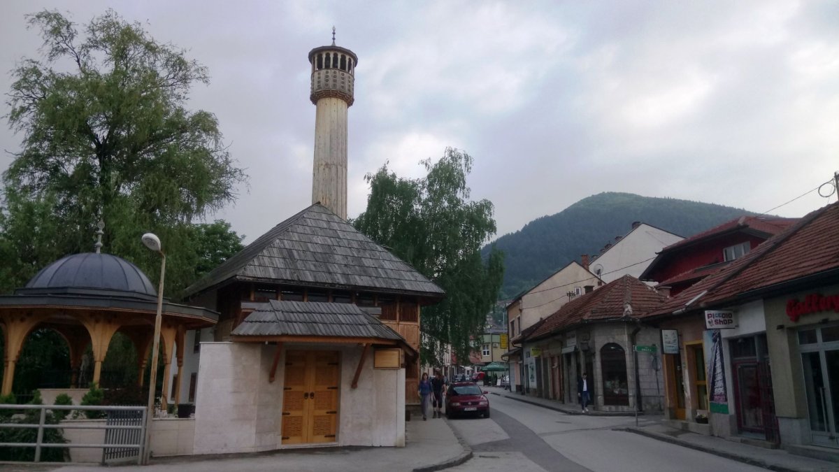 jedna z mnoha mešit ve městě Visoko