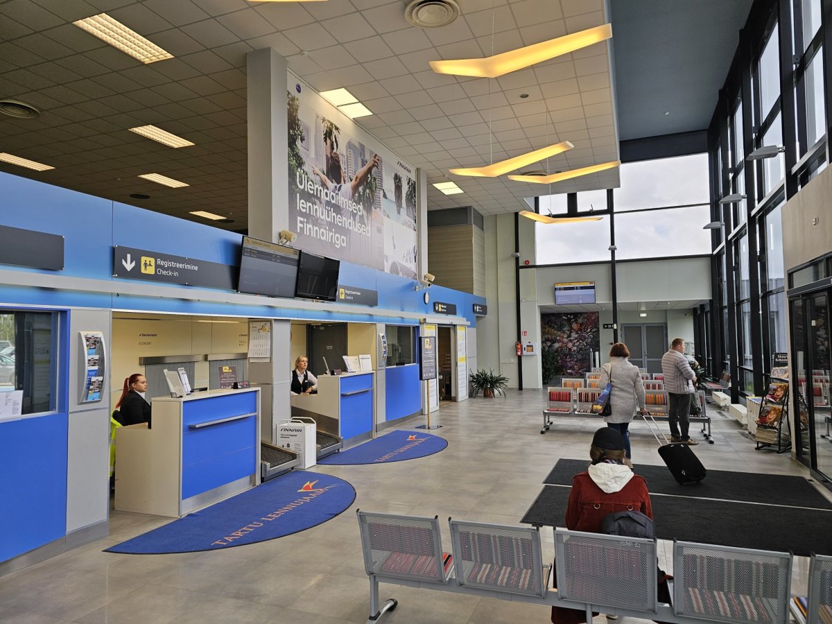 Odbavovací hala letiště Tartu