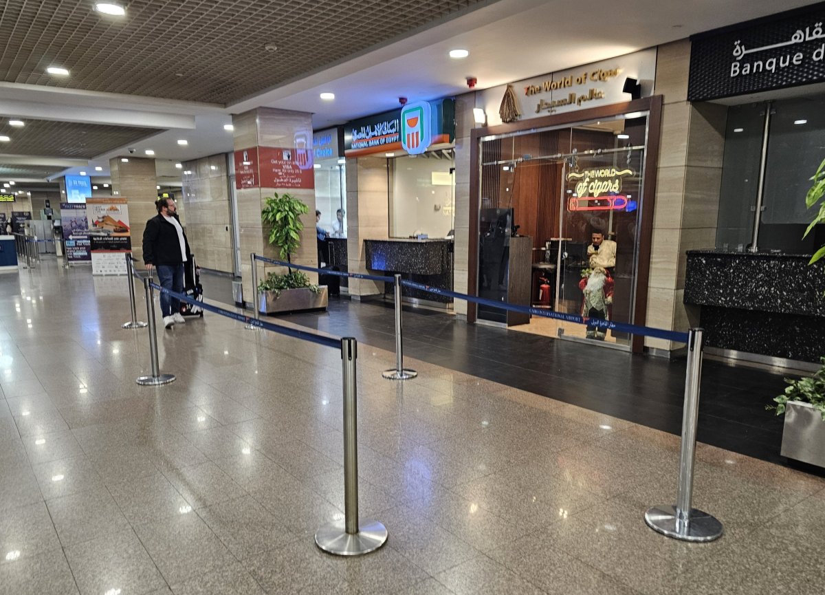 Přepážky bank k zakoupení egyptského víza