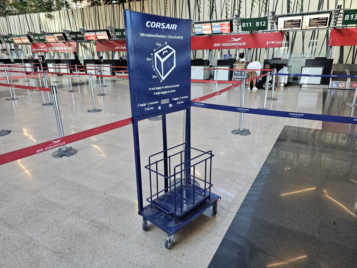 Šablona na příruční zavazadlo