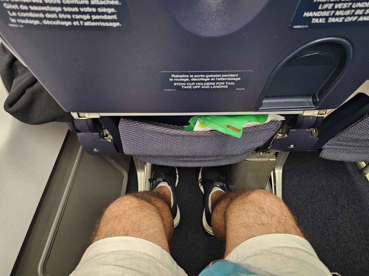 Prostor pro nohy v ekonomické třídě