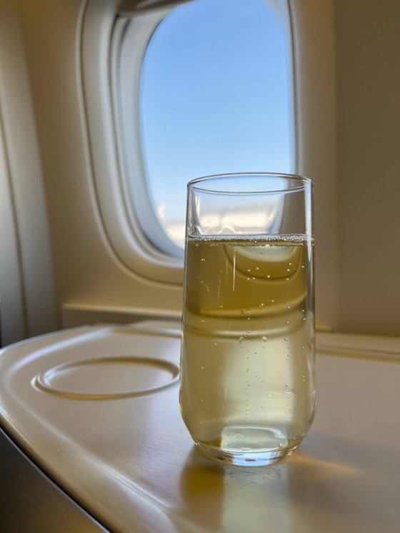 Šampaňské na uvítanou