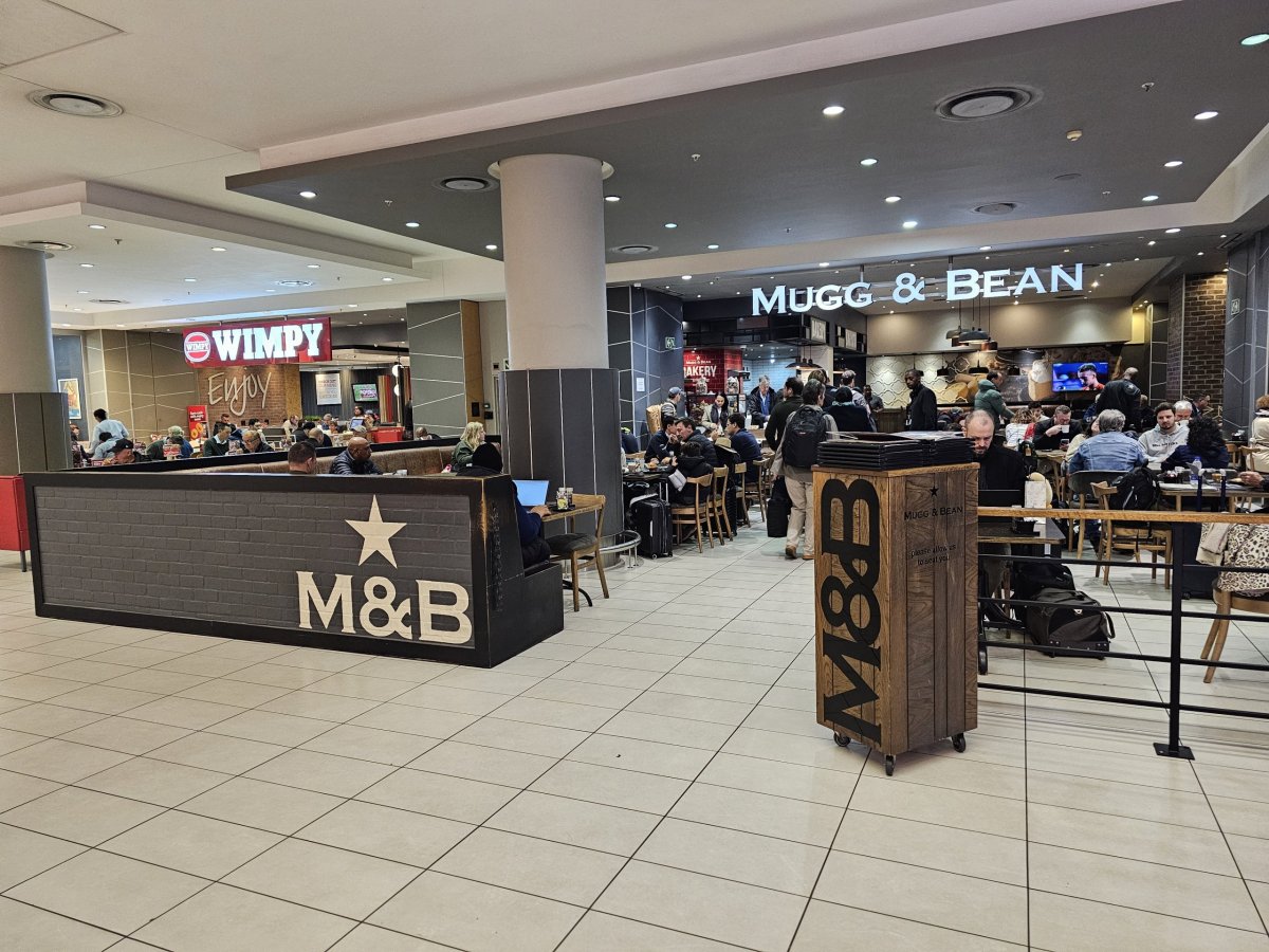 Kavárny a fast-foody v tranzitní zóně (vnitrostátní část)