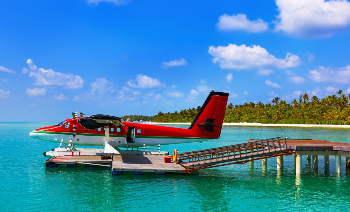 Letadlo Maledivy