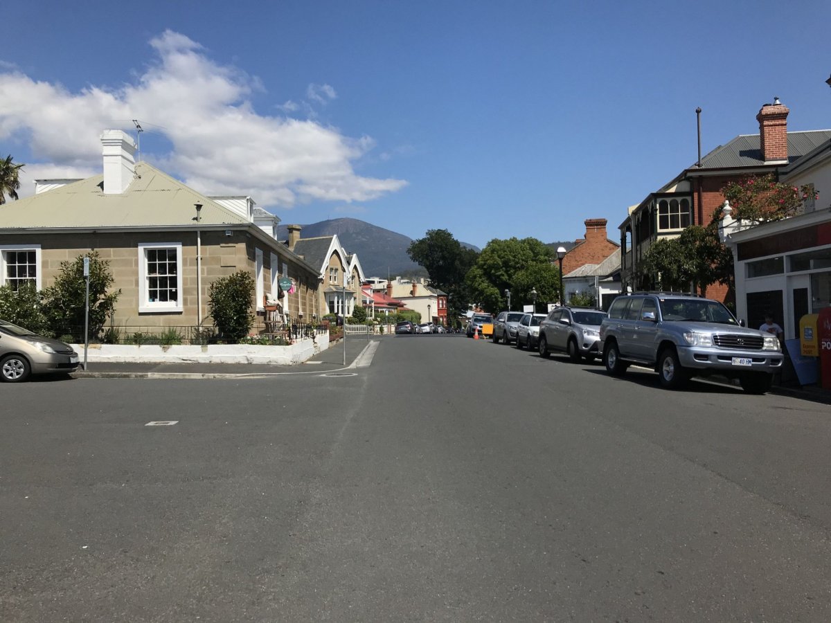 Výhled na Mt. Wellington