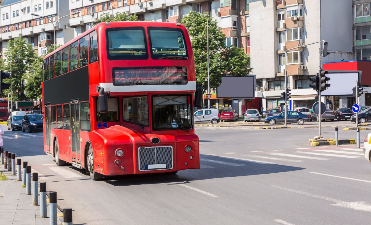 Autobus ve Skopje